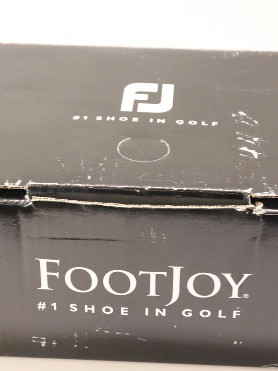 FootJoy Men\'s Golf Shoe White/Black Size 11.5 Preowned in Box